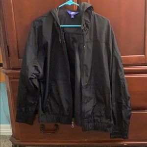 Black rain coat / jacket